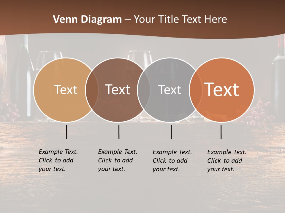 Cold Bunch Wine PowerPoint Template