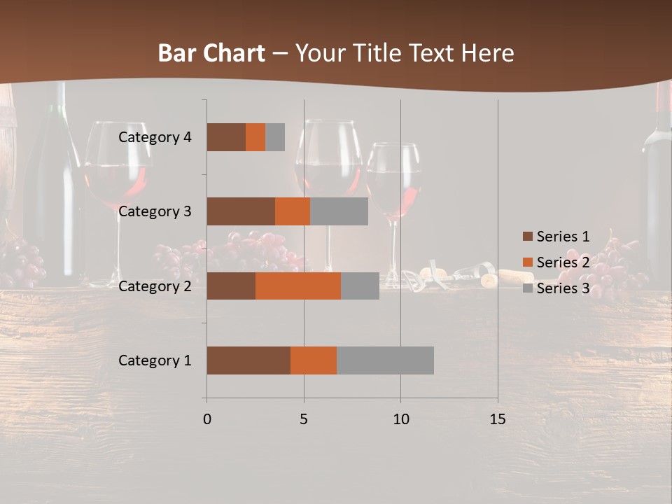 Cold Bunch Wine PowerPoint Template