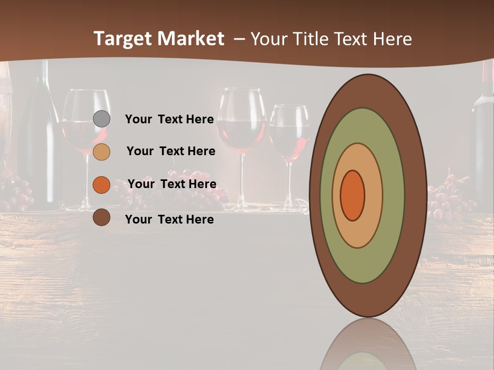 Cold Bunch Wine PowerPoint Template