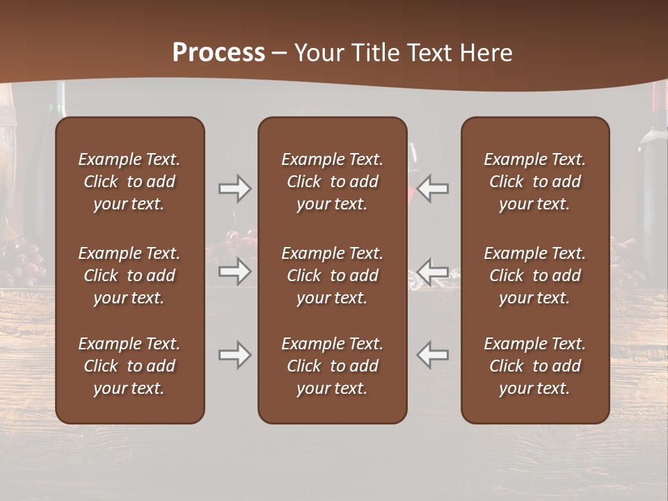 Cold Bunch Wine PowerPoint Template
