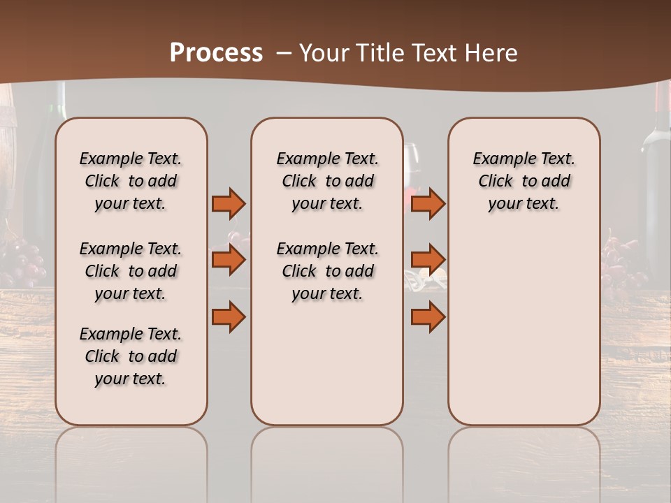 Cold Bunch Wine PowerPoint Template