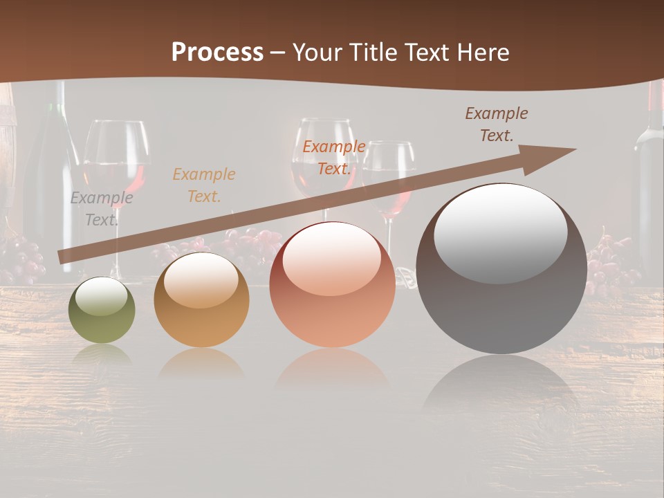 Cold Bunch Wine PowerPoint Template
