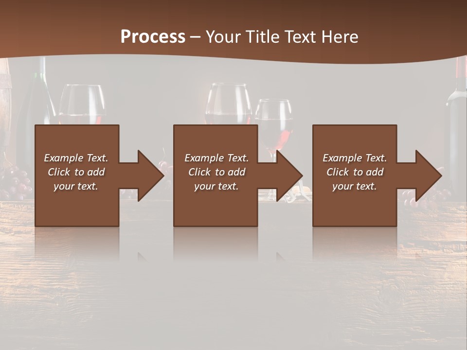 Cold Bunch Wine PowerPoint Template