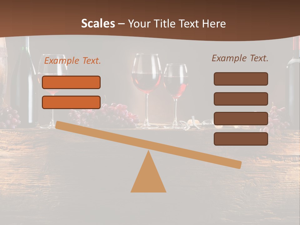 Cold Bunch Wine PowerPoint Template