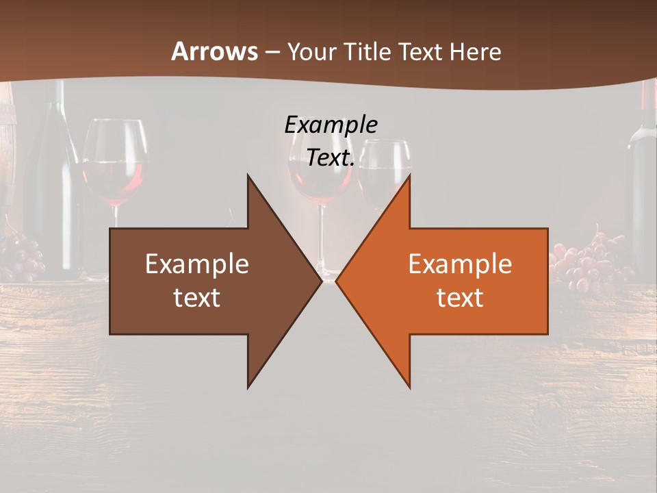 Cold Bunch Wine PowerPoint Template