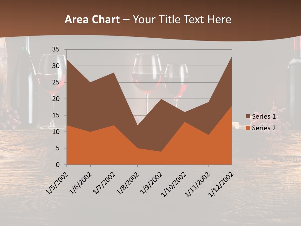 Cold Bunch Wine PowerPoint Template