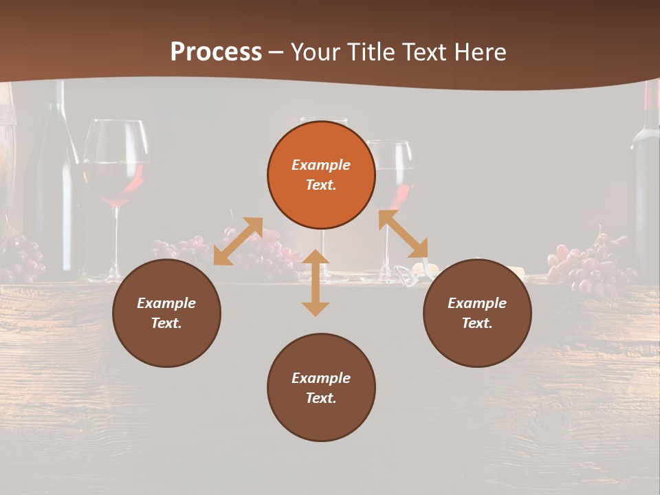 Cold Bunch Wine PowerPoint Template