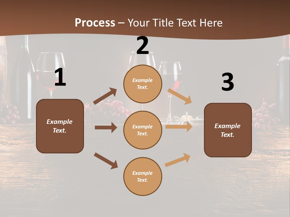 Cold Bunch Wine PowerPoint Template