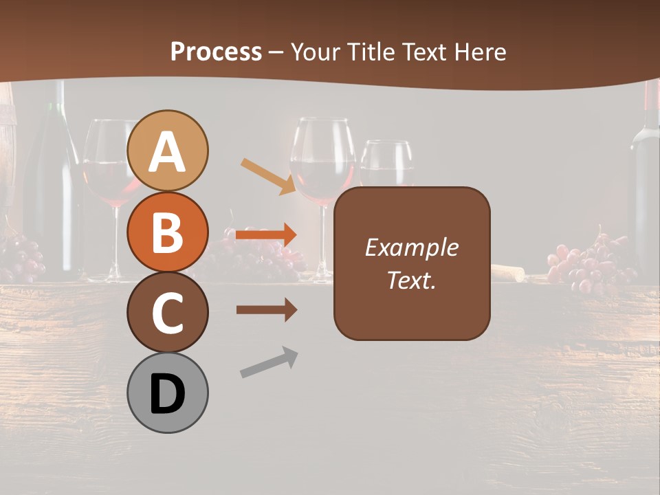 Cold Bunch Wine PowerPoint Template