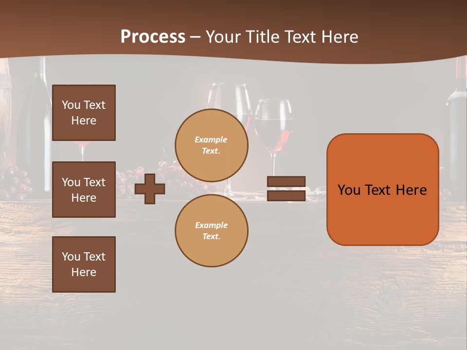 Cold Bunch Wine PowerPoint Template