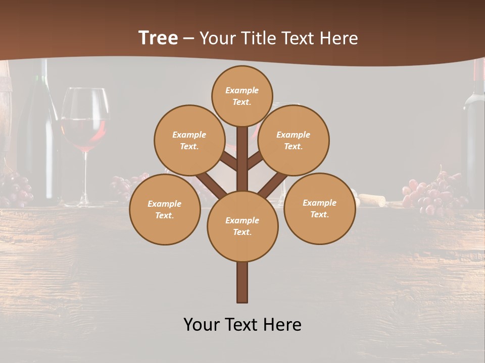 Cold Bunch Wine PowerPoint Template
