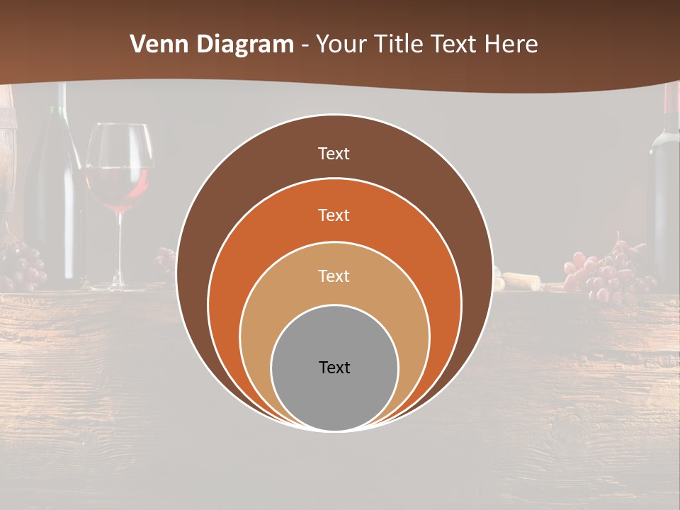 Cold Bunch Wine PowerPoint Template