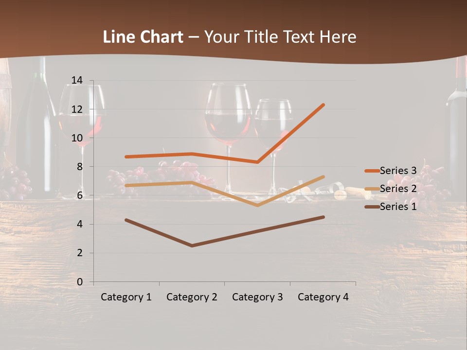 Cold Bunch Wine PowerPoint Template