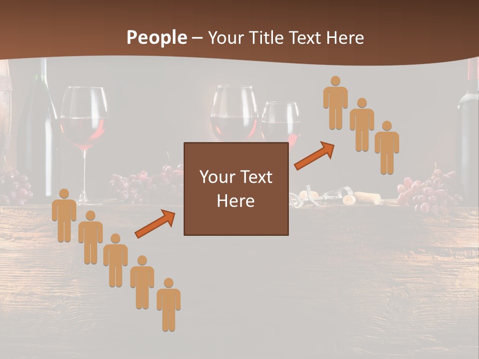 Cold Bunch Wine PowerPoint Template