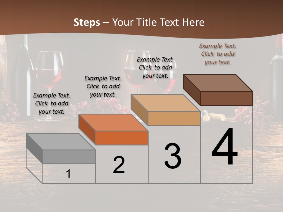 Cold Bunch Wine PowerPoint Template