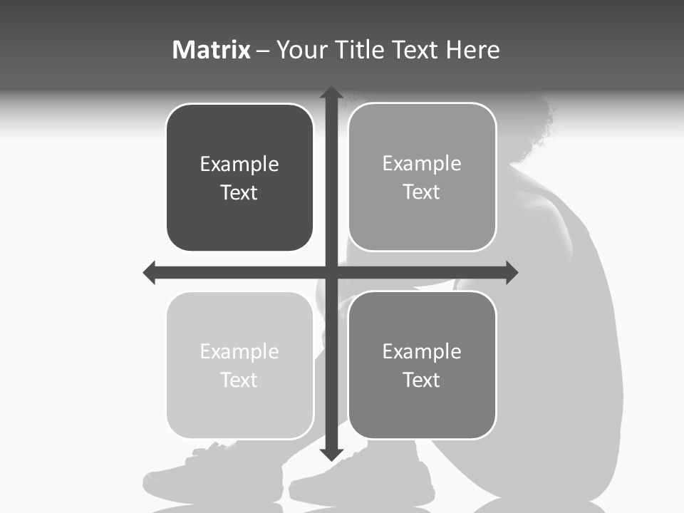 A Woman Sitting On The Ground With Her Hand On Her Head PowerPoint Template