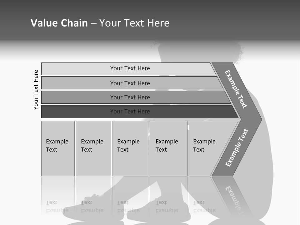 A Woman Sitting On The Ground With Her Hand On Her Head PowerPoint Template