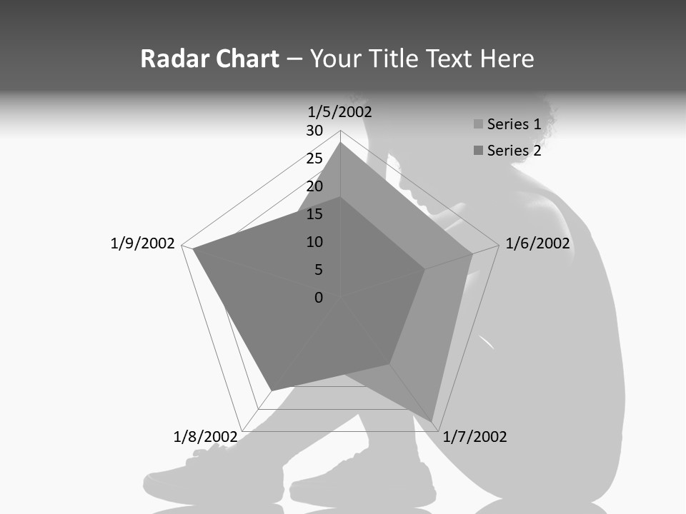 A Woman Sitting On The Ground With Her Hand On Her Head PowerPoint Template