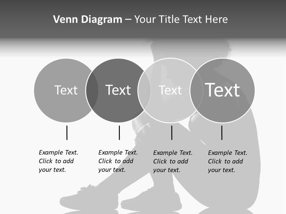 A Woman Sitting On The Ground With Her Hand On Her Head PowerPoint Template