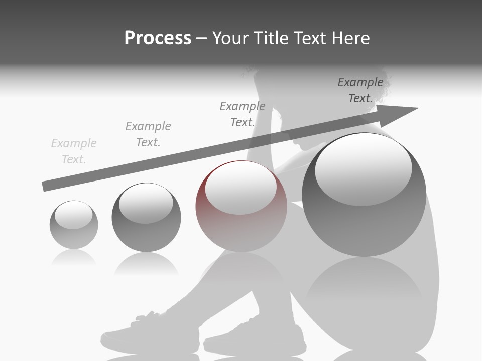 A Woman Sitting On The Ground With Her Hand On Her Head PowerPoint Template