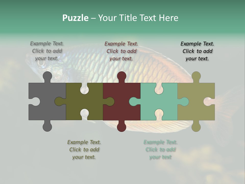 Nature Underwater Fish PowerPoint Template