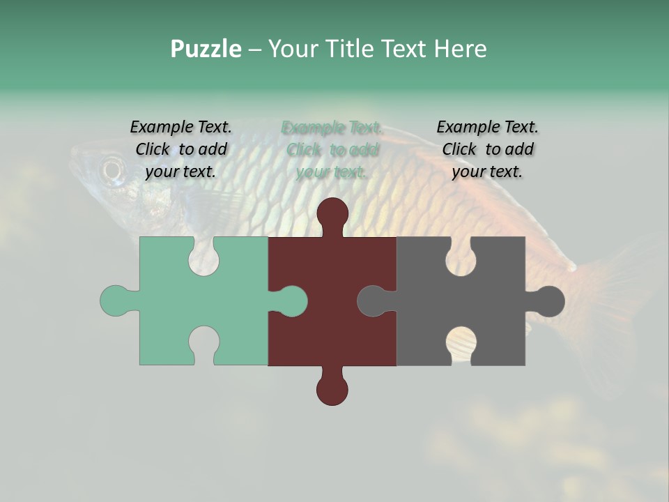 Nature Underwater Fish PowerPoint Template