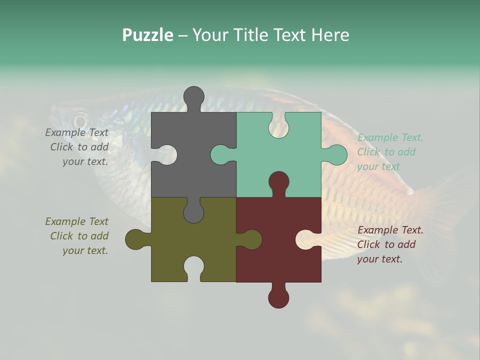 Nature Underwater Fish PowerPoint Template