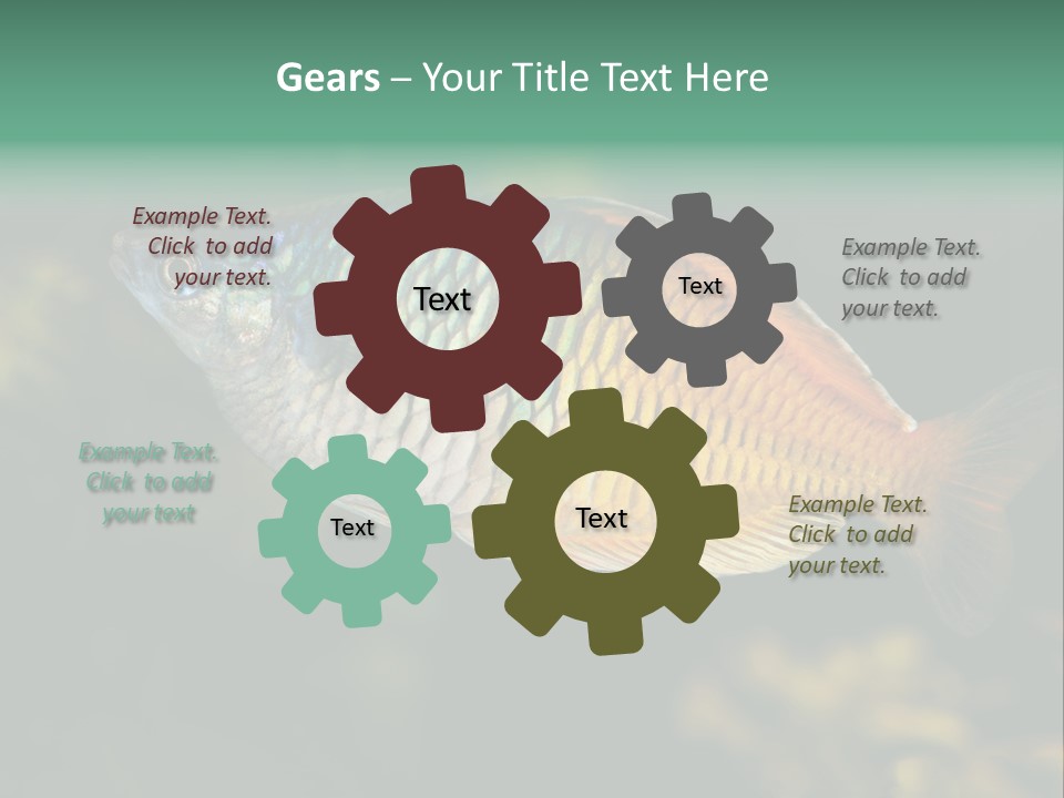 Nature Underwater Fish PowerPoint Template