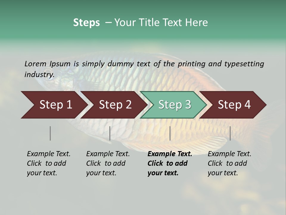 Nature Underwater Fish PowerPoint Template