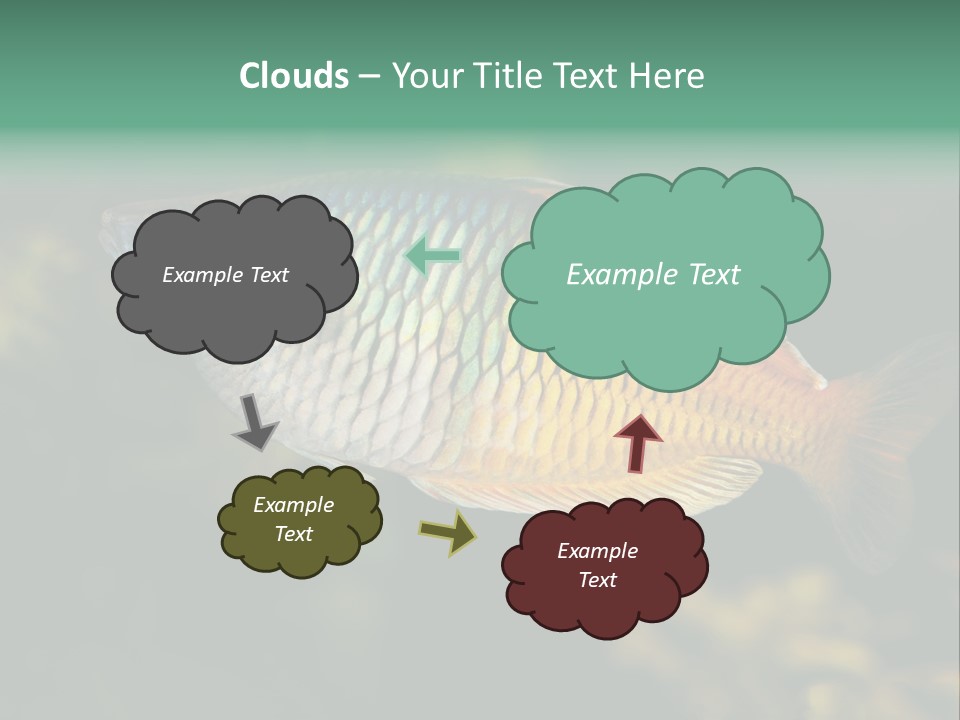 Nature Underwater Fish PowerPoint Template