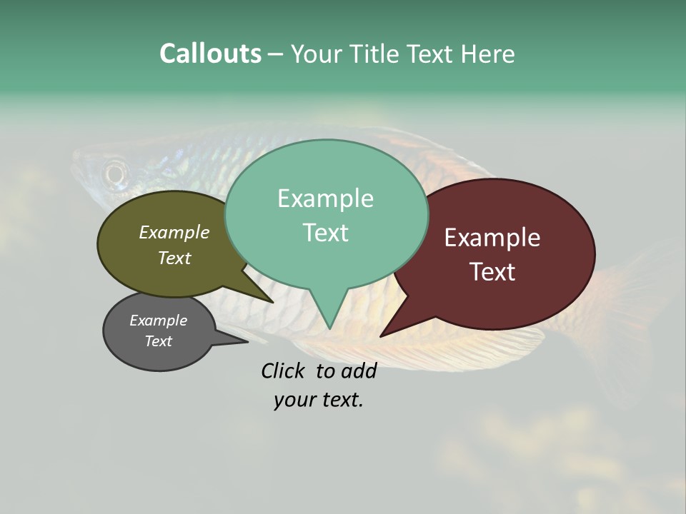 Nature Underwater Fish PowerPoint Template