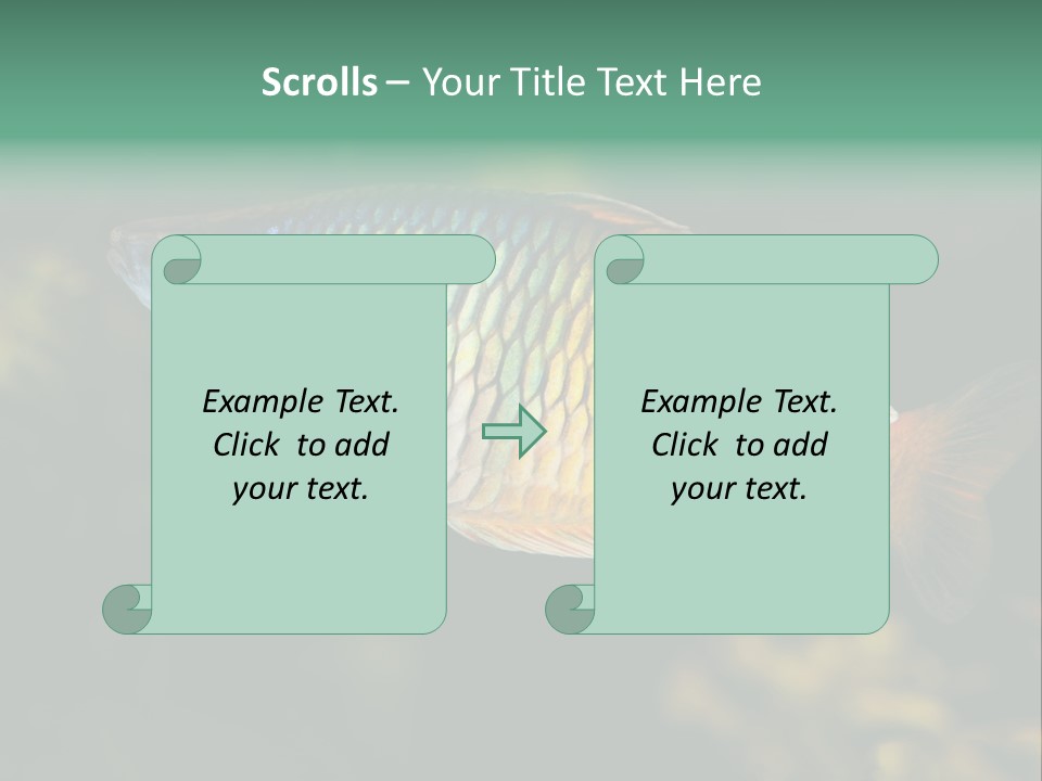 Nature Underwater Fish PowerPoint Template
