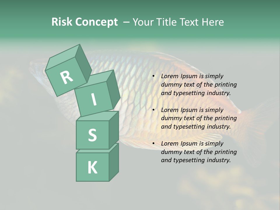 Nature Underwater Fish PowerPoint Template