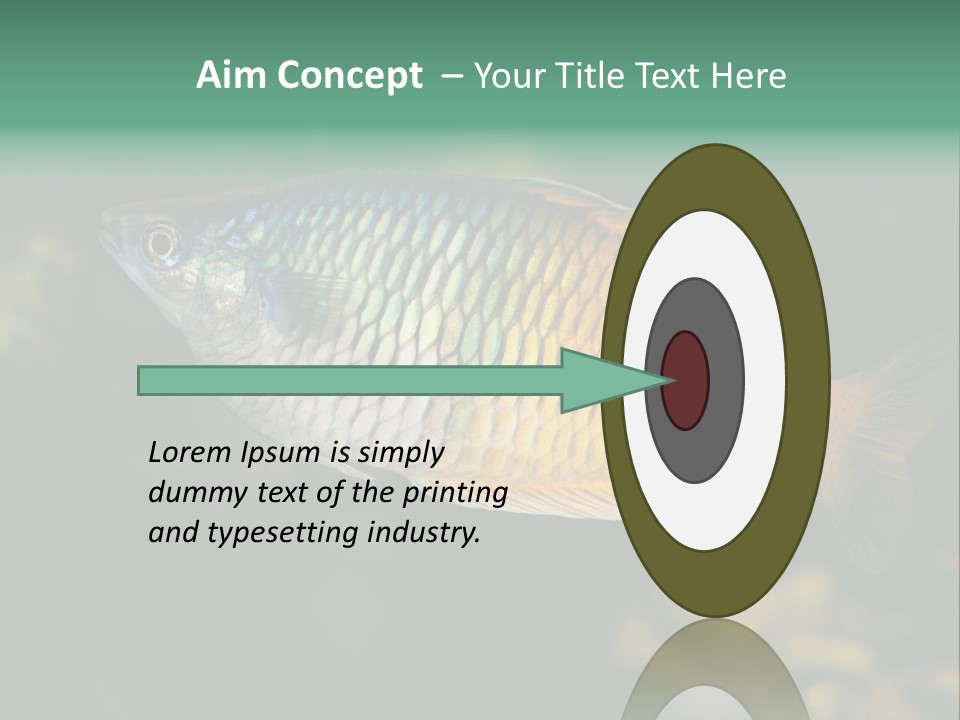 Nature Underwater Fish PowerPoint Template