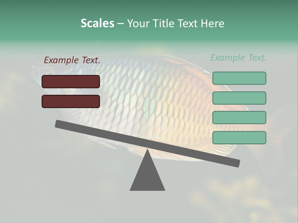 Nature Underwater Fish PowerPoint Template