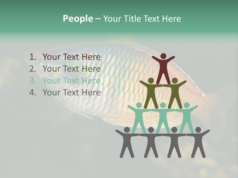 Nature Underwater Fish PowerPoint Template