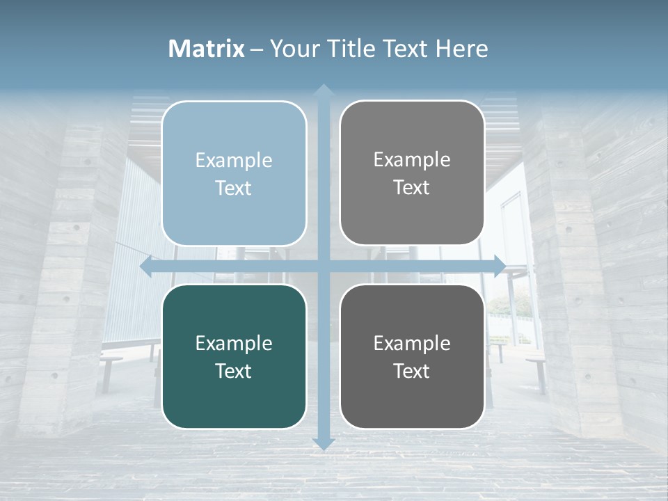 Empty Indoor Sunlight PowerPoint Template
