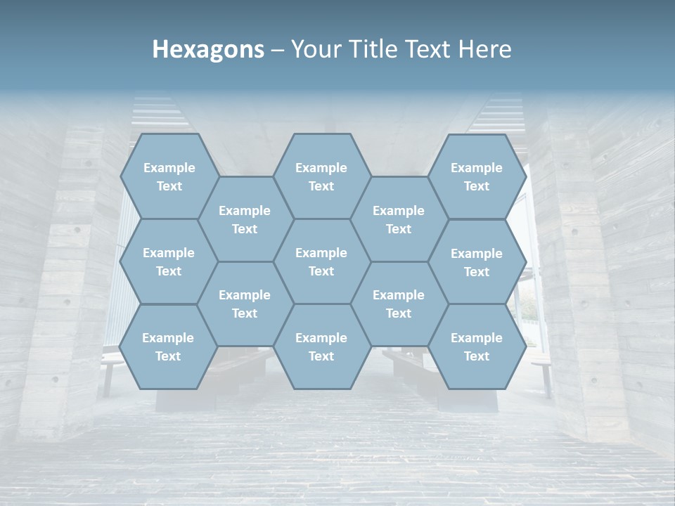 Empty Indoor Sunlight PowerPoint Template