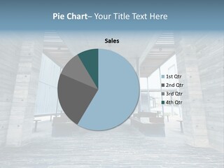 Empty Indoor Sunlight PowerPoint Template