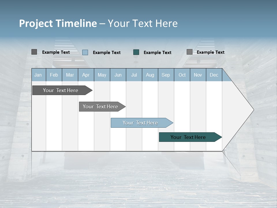 Empty Indoor Sunlight PowerPoint Template