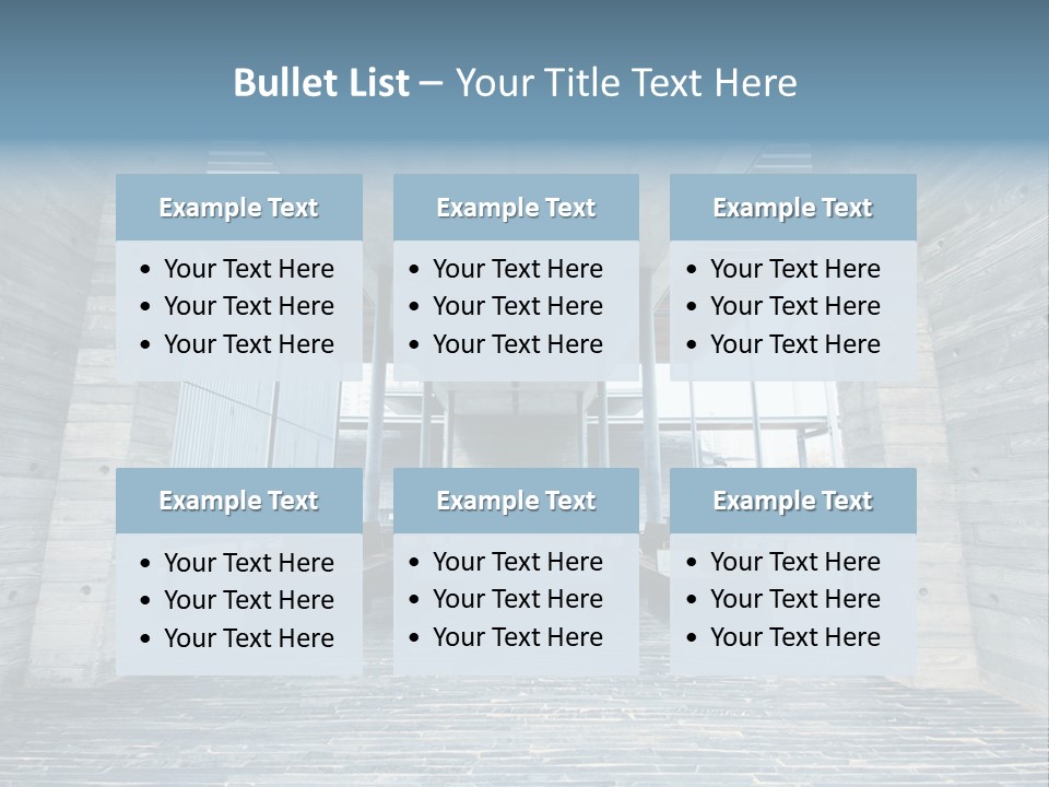 Empty Indoor Sunlight PowerPoint Template
