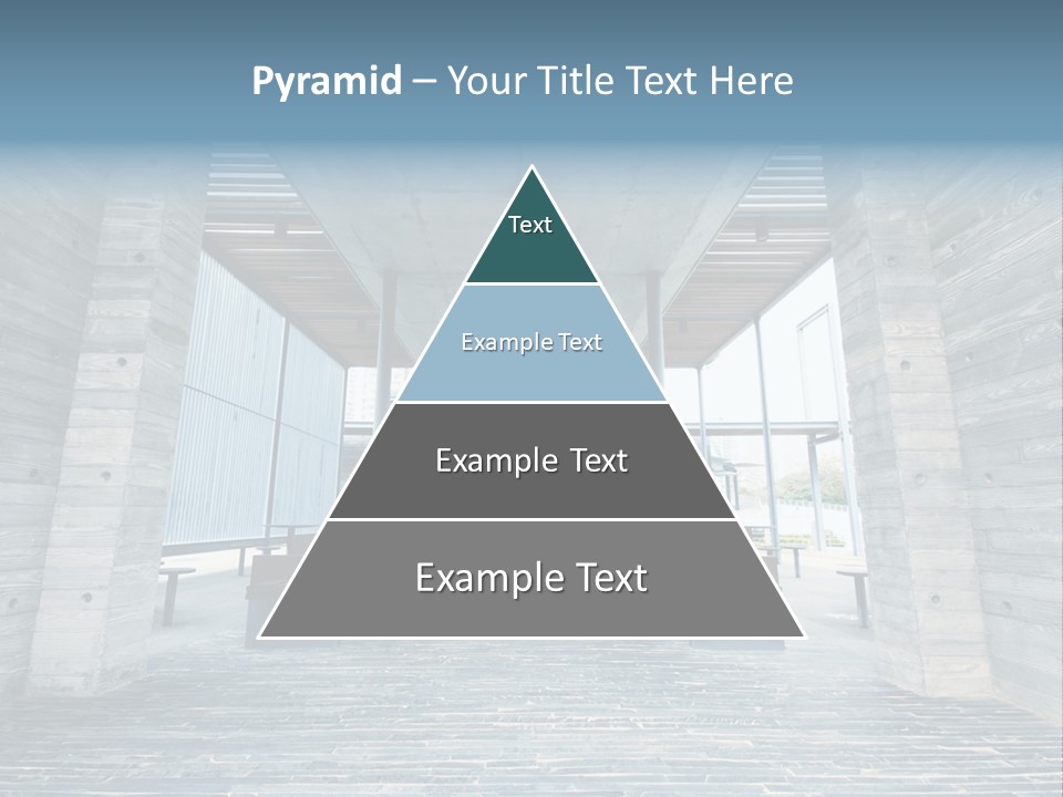 Empty Indoor Sunlight PowerPoint Template