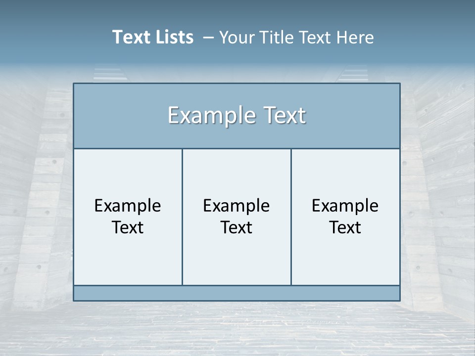 Empty Indoor Sunlight PowerPoint Template
