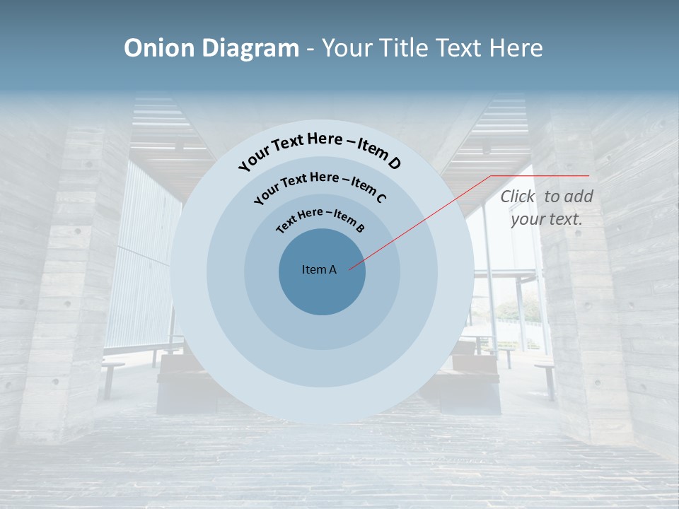 Empty Indoor Sunlight PowerPoint Template