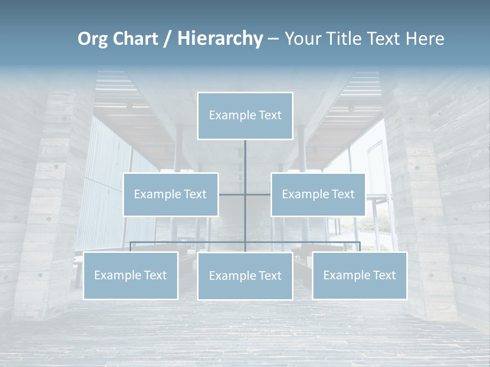 Empty Indoor Sunlight PowerPoint Template
