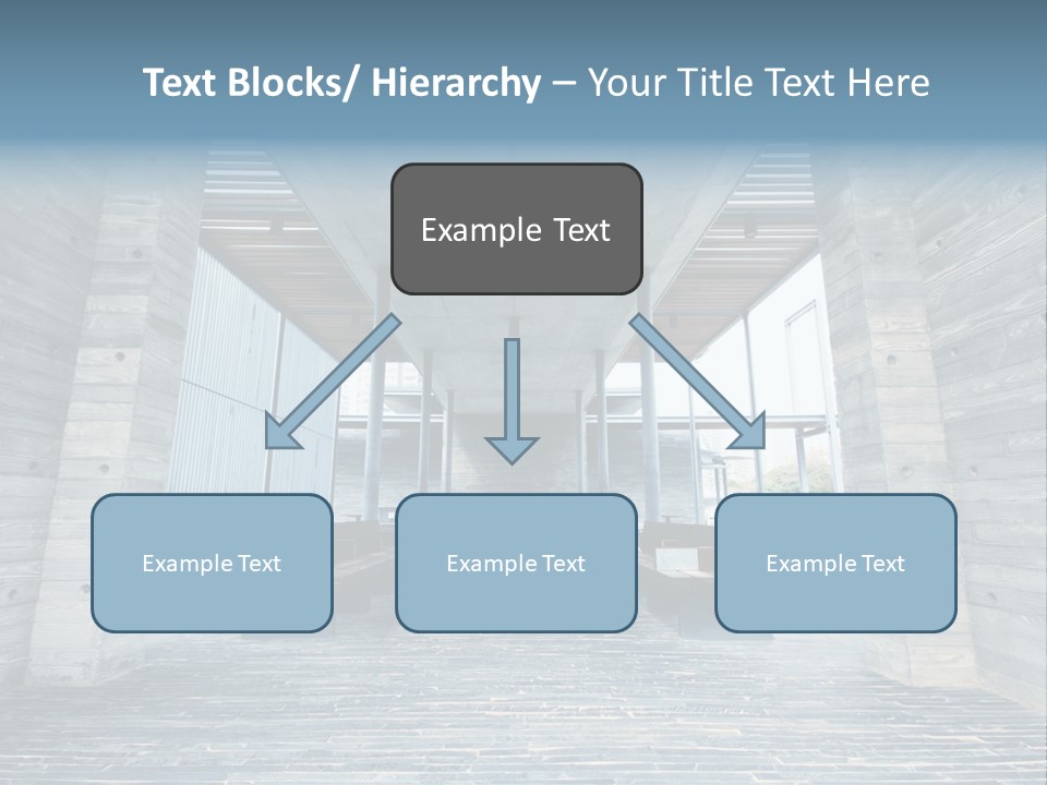 Empty Indoor Sunlight PowerPoint Template