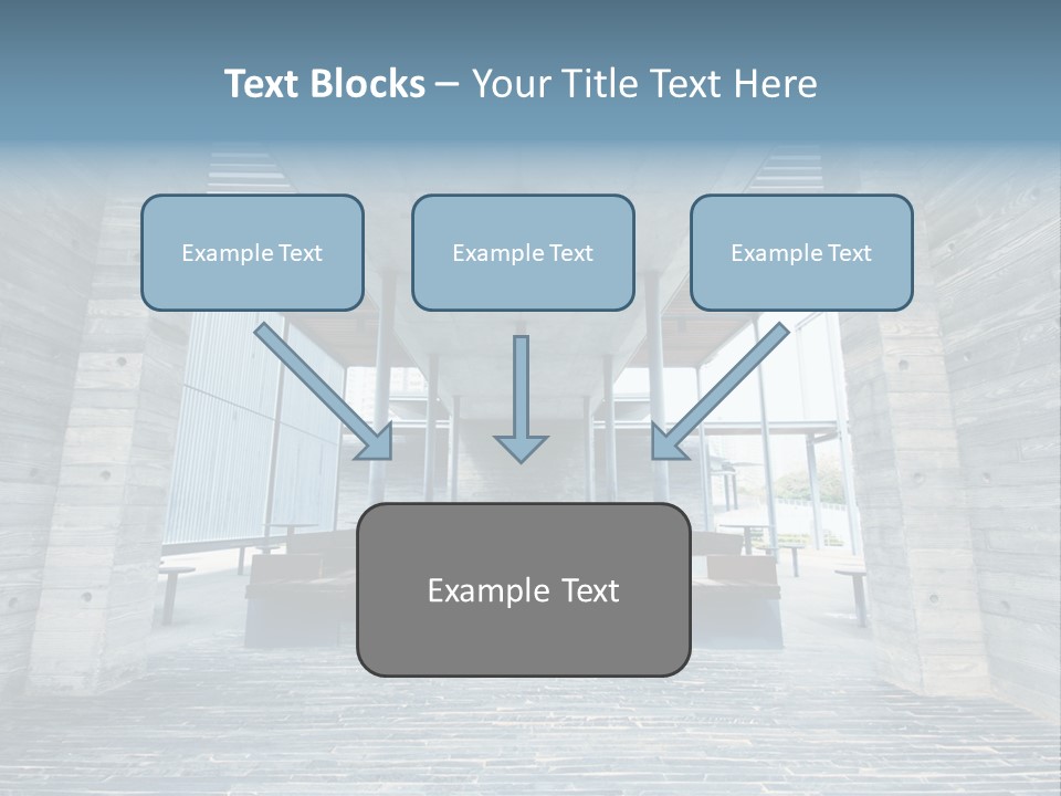 Empty Indoor Sunlight PowerPoint Template