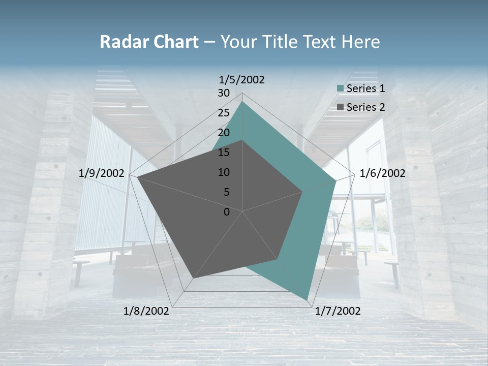 Empty Indoor Sunlight PowerPoint Template