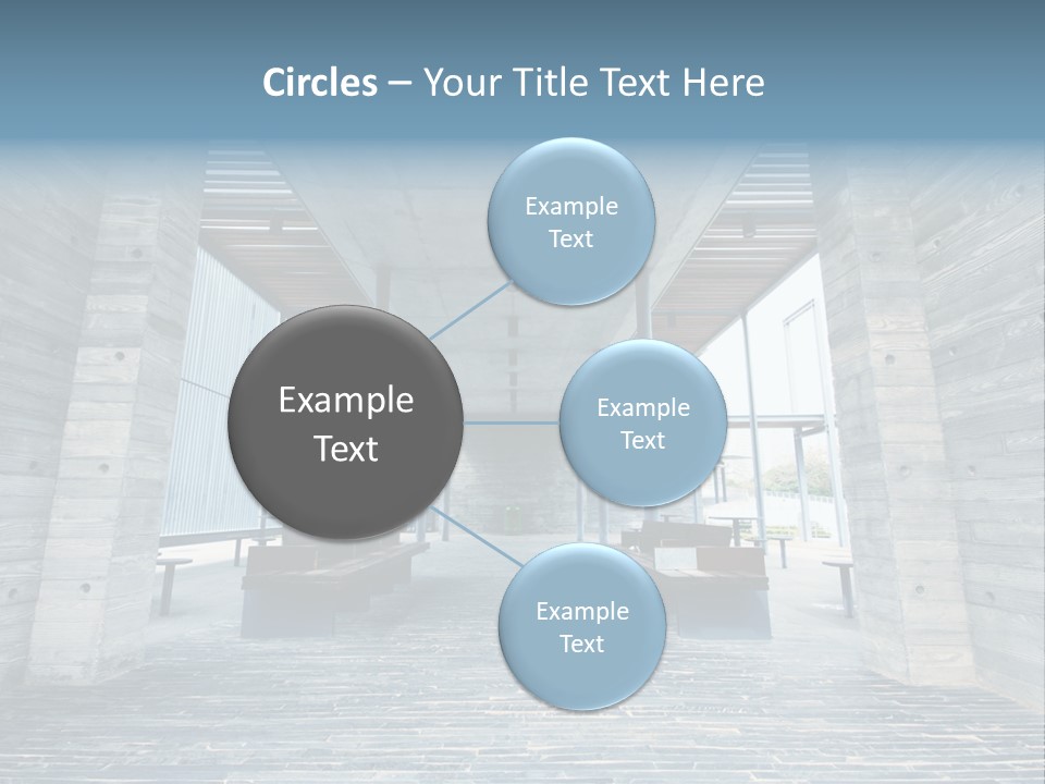 Empty Indoor Sunlight PowerPoint Template