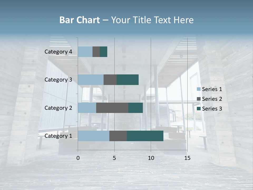 Empty Indoor Sunlight PowerPoint Template